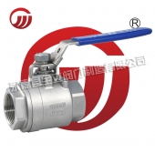 Two - piece stainless steel ball valve Q11F